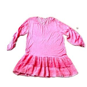 Luigi Moda Made in Italy super soft tunic pink